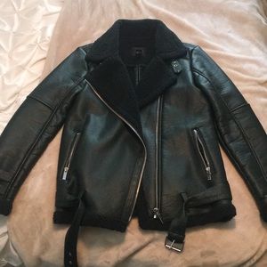 Faux Leather Jacket